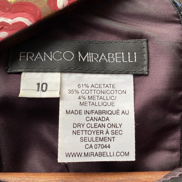 🖤👗Franco Mirabelli shimmery black midi dress and matching jacket size 10. - Picture 10 of 16